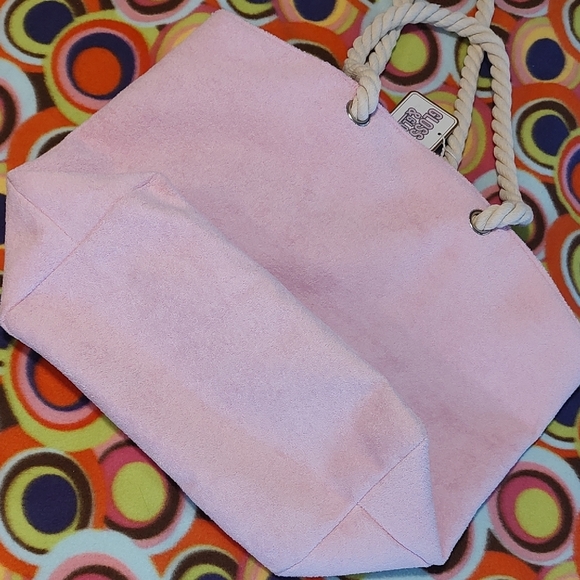 GLOSS and GLO Pink Tote Bag NWT Beach Bum - Picture 5 of 6